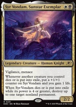 Syr Vondam, Sunstar Exemplar⁣ - Edge of Eternities⁣ (Rare)⁣ [231] - El Duelista