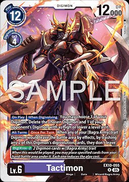 Tactimon (EX10 - 055) - Sinister Order (Rare) [055] - El Duelista