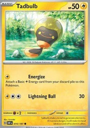 Tadbulb⁣ - Obsidian Flames⁣ (Common)⁣ [074] - El Duelista