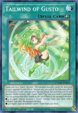 Tailwind of Gusto - Dawn of Majesty (Common) [DAMA - 061] - El Duelista