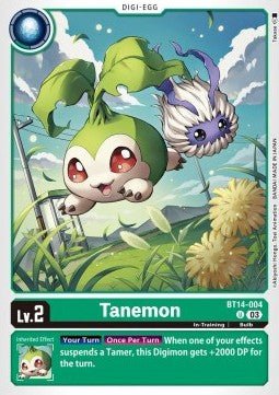 Tanemon (BT14 - 004)⁣ - Blast Ace⁣ (Uncommon)⁣ [004] - El Duelista