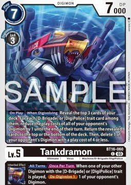 Tankdramon (BT16 - 060)⁣ - Beginning Observer⁣ (Common)⁣ [060] - El Duelista