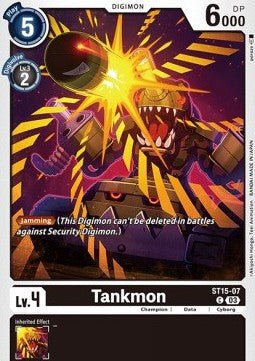 Tankmon (ST15 - 07) (V.1)⁣ - Starter Deck: Dragon of Courage⁣ (Common)⁣ [007] - El Duelista