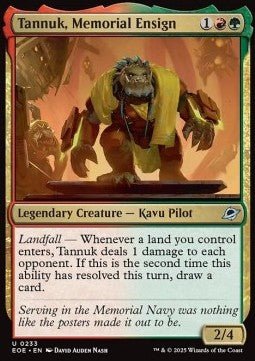 Tannuk, Memorial Ensign⁣ - Edge of Eternities⁣ (Uncommon)⁣ [233] - El Duelista