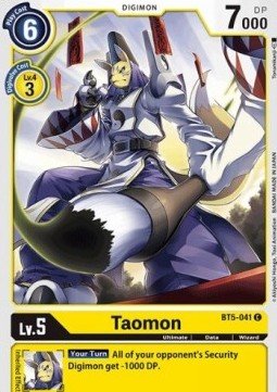 Taomon (BT5 - 041) - Battle Of Omni (Common) [BT - 05 - BT5 - 041] - El Duelista
