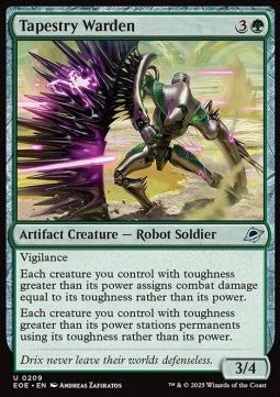 Tapestry Warden⁣ - Edge of Eternities⁣ (Uncommon)⁣ [209] - El Duelista