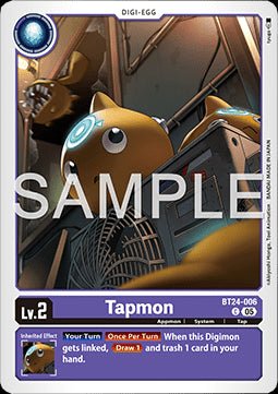 Tapmon (BT24 - 006) - Time Stranger (Common) [BT - 24 - 006] - El Duelista