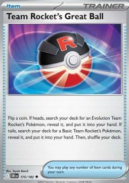 Team Rocket's Great Ball⁣ - Destined Rivals⁣ (Uncommon)⁣ [175] - El Duelista