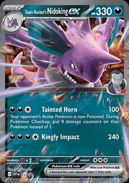 Team Rocket's Nidoking ex - SV Black Star Promos (Promo) [SVP - 217] - El Duelista