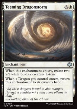 Teeming Dragonstorm⁣ - Tarkir: Dragonstorm⁣ (Uncommon)⁣ [30] - El Duelista