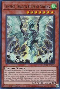Tempest, Dragon Ruler of Storms (V.1 - Super Rare)⁣ - Quarter Century Bonanza⁣ (Super Rare)⁣ [011] - El Duelista