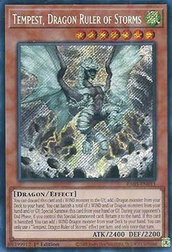 Tempest, Dragon Ruler of Storms (V.3 - Secret Rare)⁣ - Quarter Century Bonanza⁣ (Secret Rare)⁣ [011] - El Duelista