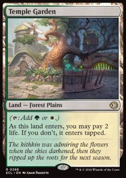 Temple Garden - Lorwyn Eclipsed (Rare) [ECL - 268] - El Duelista