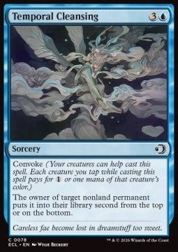 Temporal Cleansing - Lorwyn Eclipsed (Common) [ECL - 78] - El Duelista