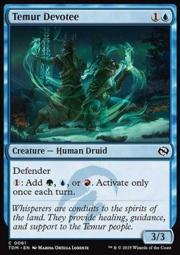 Temur Devotee⁣ - Tarkir: Dragonstorm⁣ (Common)⁣ [61] - El Duelista