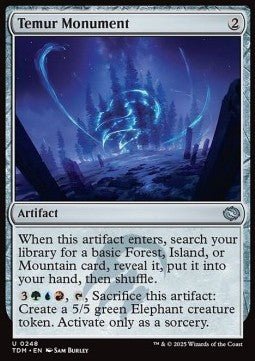 Temur Monument⁣ - Tarkir: Dragonstorm⁣ (Uncommon)⁣ [248] - El Duelista