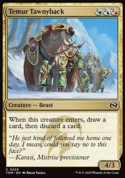 Temur Tawnyback⁣ - Tarkir: Dragonstorm⁣ (Common)⁣ [229] - El Duelista