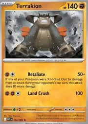 Terrakion⁣ - White Flare⁣ (Rare)⁣ [054] - El Duelista