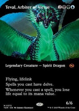 Teval, Arbiter of Virtue (V.2)⁣ - Tarkir: Dragonstorm: Extras⁣ (Mythic)⁣ [373] - El Duelista