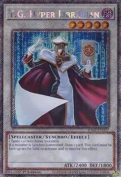 T.G. Hyper Librarian (V.4 - Platinum Secret Rare)⁣ - 25th Anniversary Rarity Collection II⁣ (Platinum Secret Rare)⁣ [027] - El Duelista