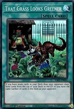 That Grass Looks Greener (V.1 - Super Rare)⁣ - Quarter Century Bonanza⁣ (Super Rare)⁣ [063] - El Duelista
