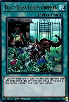 That Grass Looks Greener (V.2 - Ultra Rare)⁣ - Quarter Century Bonanza⁣ (Ultra Rare)⁣ [063] - El Duelista