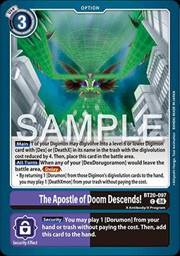 The Apostle of Doom Descends! (BT20 - 097)⁣ - Special Booster Ver 2.5⁣ (Common)⁣ [097] - El Duelista