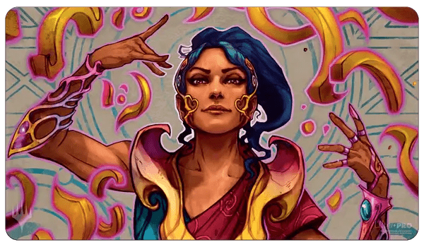 The Lost Caverns of Ixalan: "Saheeli, the Sun's Brilliance" Playmat - El Duelista