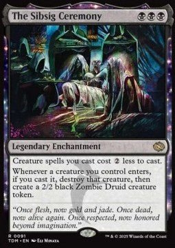 The Sibsig Ceremony⁣ - Tarkir: Dragonstorm⁣ (Rare)⁣ [91] - El Duelista