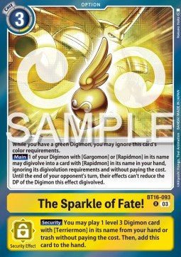The Sparkle of Fate! (BT16 - 093)⁣ - Beginning Observer⁣ (Rare)⁣ [093] - El Duelista
