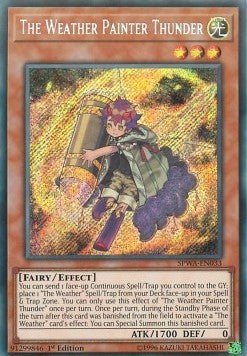 The Weather Painter Thunder⁣ - Spirit Warriors⁣ (Secret Rare)⁣ [033] - El Duelista
