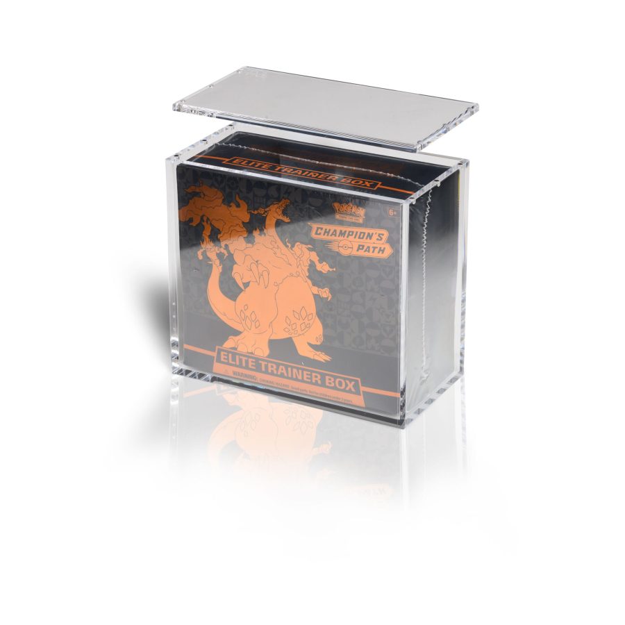 The Acrylic Box - Protector acrílico Pokémon ETB de 6 mm, foto oficial 2. ETB no incluida.