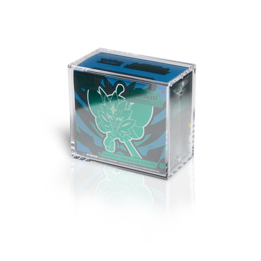 The Acrylic Box - Protector acrílico Pokémon ETB de 6 mm, foto oficial 5. ETB no incluida.