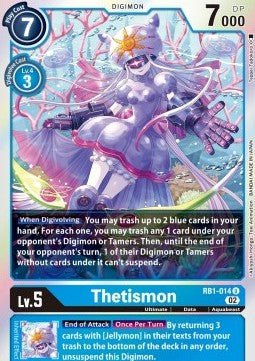Thetismon (RB1 - 014)⁣ - Resurgence Booster⁣ (Uncommon)⁣ [014] - El Duelista
