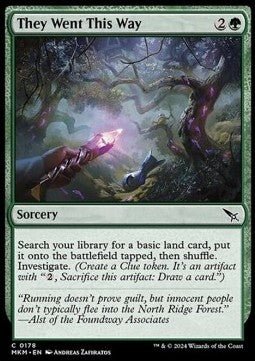 They Went This Way⁣ - Murders at Karlov Manor⁣ (Common)⁣ [178] - El Duelista