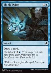 Think Twice⁣ - Magic: The Gathering Foundations⁣ (Common)⁣ [165] - El Duelista