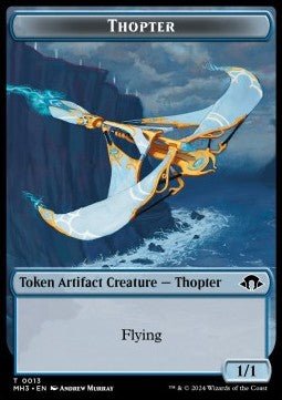 Thopter Token (Blue Artifact 1/1)⁣ - Modern Horizons 3: Tokens⁣ (Token)⁣ [T13] - El Duelista