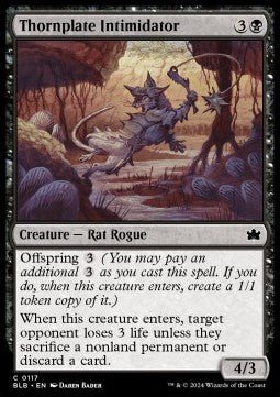 Thornplate Intimidator⁣ - Bloomburrow⁣ (Common)⁣ [117] - El Duelista