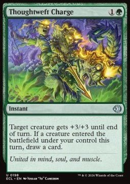 Thoughtweft Charge - Lorwyn Eclipsed (Uncommon) [ECL - 198] - El Duelista