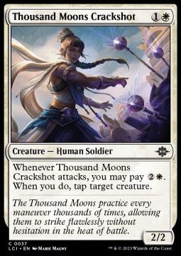 Thousand Moons Crackshot⁣ - The Lost Caverns of Ixalan⁣ (Common)⁣ [37] - El Duelista