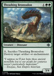 Thrashing Brontodon⁣ - The Lost Caverns of Ixalan⁣ (Uncommon)⁣ [216] - El Duelista