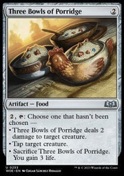 Three Bowls of Porridge⁣ - Wilds of Eldraine⁣ (Uncommon)⁣ [253] - El Duelista