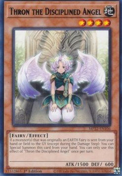Thron the Disciplined Angel - 2022 Tin of the Pharaoh's Gods (Rare) [MP22 - 106] - El Duelista