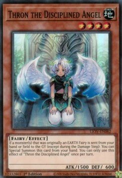 Thron the Disciplined Angel - Lightning Overdrive (Super Rare) [LIOV - 082] - El Duelista