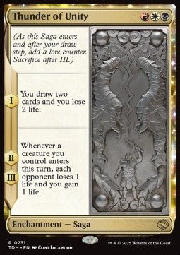 Thunder of Unity⁣ - Tarkir: Dragonstorm⁣ (Rare)⁣ [231] - El Duelista