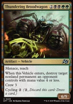 Thundering Broodwagon⁣ - Aetherdrift⁣ (Uncommon)⁣ [225] - El Duelista