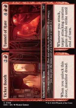 Ticket Booth // Tunnel of Hate⁣ - Duskmourn: House of Horror⁣ (Common)⁣ [158] - El Duelista