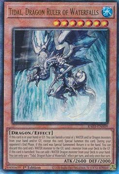 Tidal, Dragon Ruler of Waterfalls (V.7 - Ultimate Rare)⁣ - Quarter Century Bonanza⁣ (Ultimate Rare)⁣ [009] - El Duelista