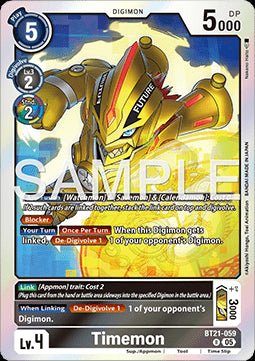 Timemon (BT21 - 059)⁣ - World Convergence⁣ (Rare)⁣ [059] - El Duelista