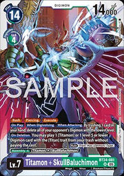 Titamon + SkullBaluchimon (BT24 - 081) (V.1) - Time Stranger (Super Rare) [BT - 24 - 081] - El Duelista